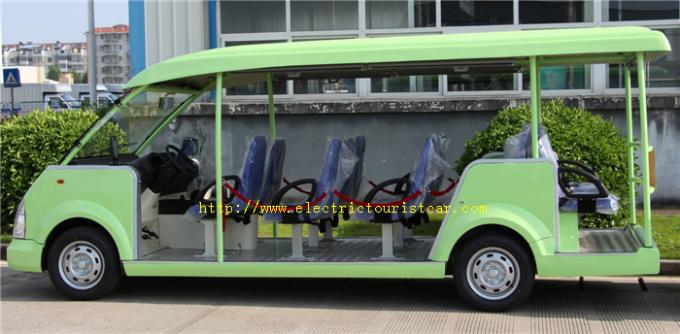 Carrinhos de golfe bondes do multi passageiro feito sob encomenda, combustível de gás bonde do ônibus do carro da canela 0