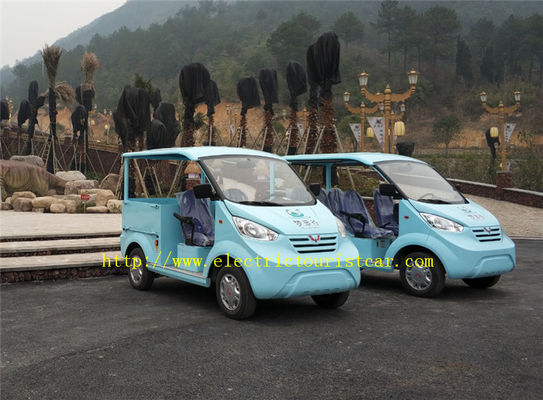 China Do carro bonde do turista do passageiro do azul 5 carrinho bonde do golfe para a patrulha de segurança pública fornecedor