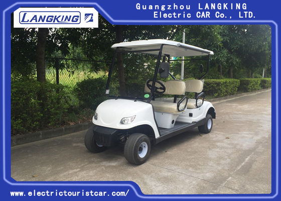 China O carrinho bonde do golfe da segurança, carro bonde de quatro Seater com livre mantém a bateria ácida fornecedor