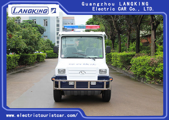 China Veículo bonde do clube de 4 assentos com cesta/mini ônibus bonde da patrulha com o Toplight na estrada fornecedor